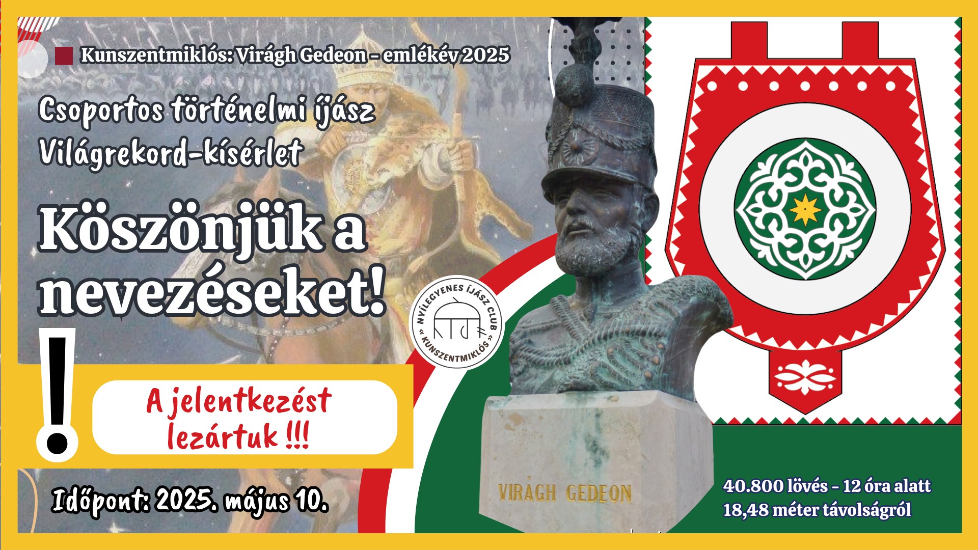 Rekordkísérlet Kunszentmiklóson 2025